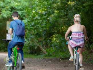 Aktionstage in Essen: Schüler üben sicheres Radfahren an der Gesamtschule Holsterhausen