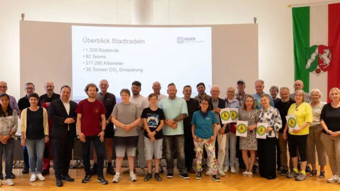 Hagen setzt Rekord beim Stadtradeln und erreicht 211.290 Kilometer Hagen setzt Rekord beim Stadtradeln und erreicht 211.290 Kilometer